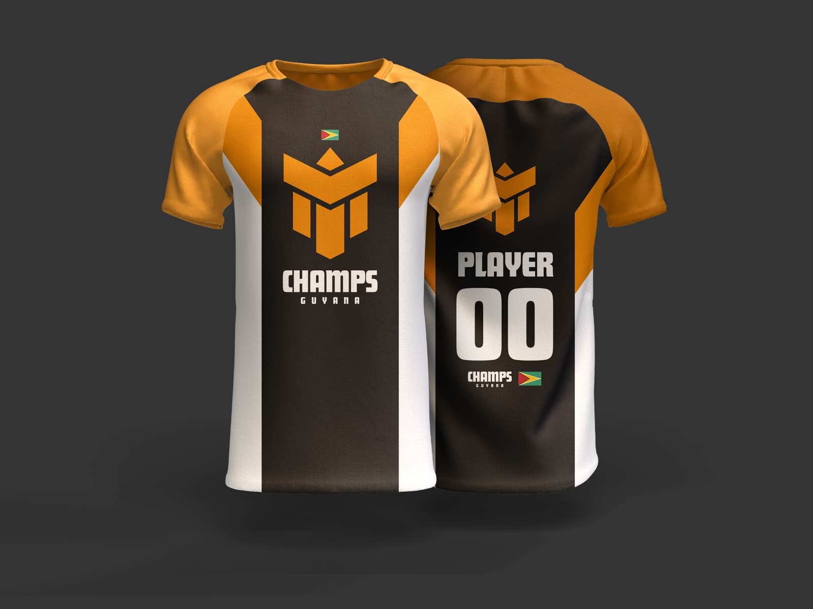 CHAMPS Jersey — Raglan Gold